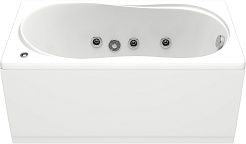 Bas Акриловая ванна Тесса 140x70 с гидромассажем – фотография-4